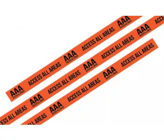   Textil karszalag (15x340mm, egy oldalon színes nyomással) - fekete önzáró műanyag gyűrűvel - AAA mintás