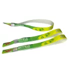 R-PET karszalag (Újrahasznosított PET palackból, 15x340mm, egy oldalon színes nyomással) - alu gyűrűvel