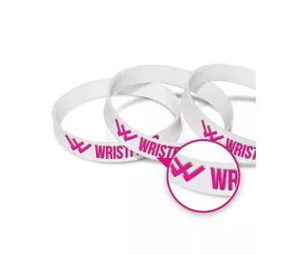 Szilikon Karkötő - Mélynyomott és 1 színnel kitöltve