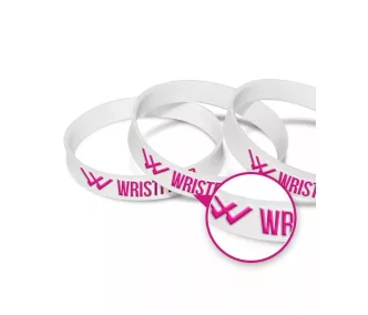 Szilikon Karkötő - Dombornyomva és 1 színnel kitöltve