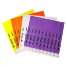 Tyvek 1 karszalag tartós, sorszámozott és vízálló - (TOP Minőség) - 1 szín FEKETE felirattal