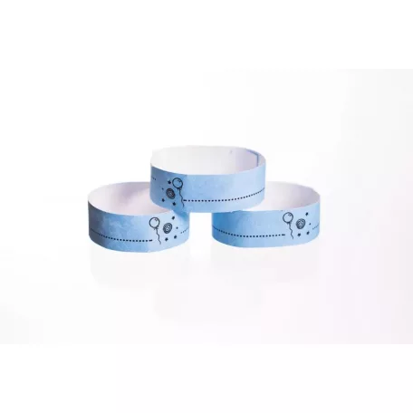 Tyvek 3/4" karszalag mintás - Gyerek méret (20cm)