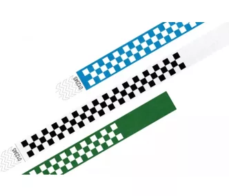 Tyvek 3/4 karszalag MINTÁS - Sakktábla