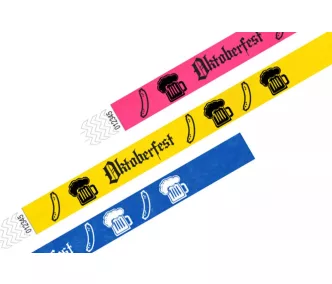 Tyvek 3/4" mintás - Oktoberfest sörös virslis