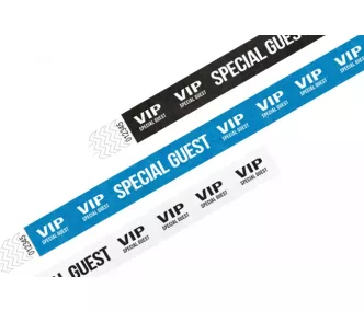 Tyvek 3/4 karszalag MINTÁS - VIP Special Guest