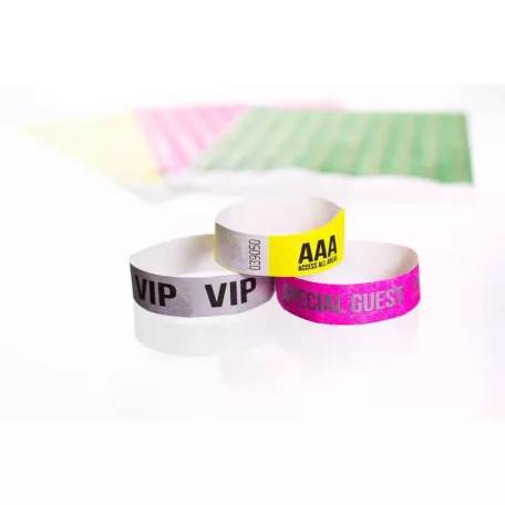 Tyvek 3/4 karszalag MINTÁS - VIP Special Guest