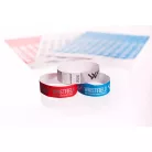 Tyvek 3/4" karszalag UV felirattal