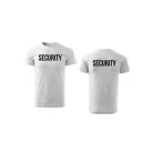 Unisex környakú póló SECURITY felirattal